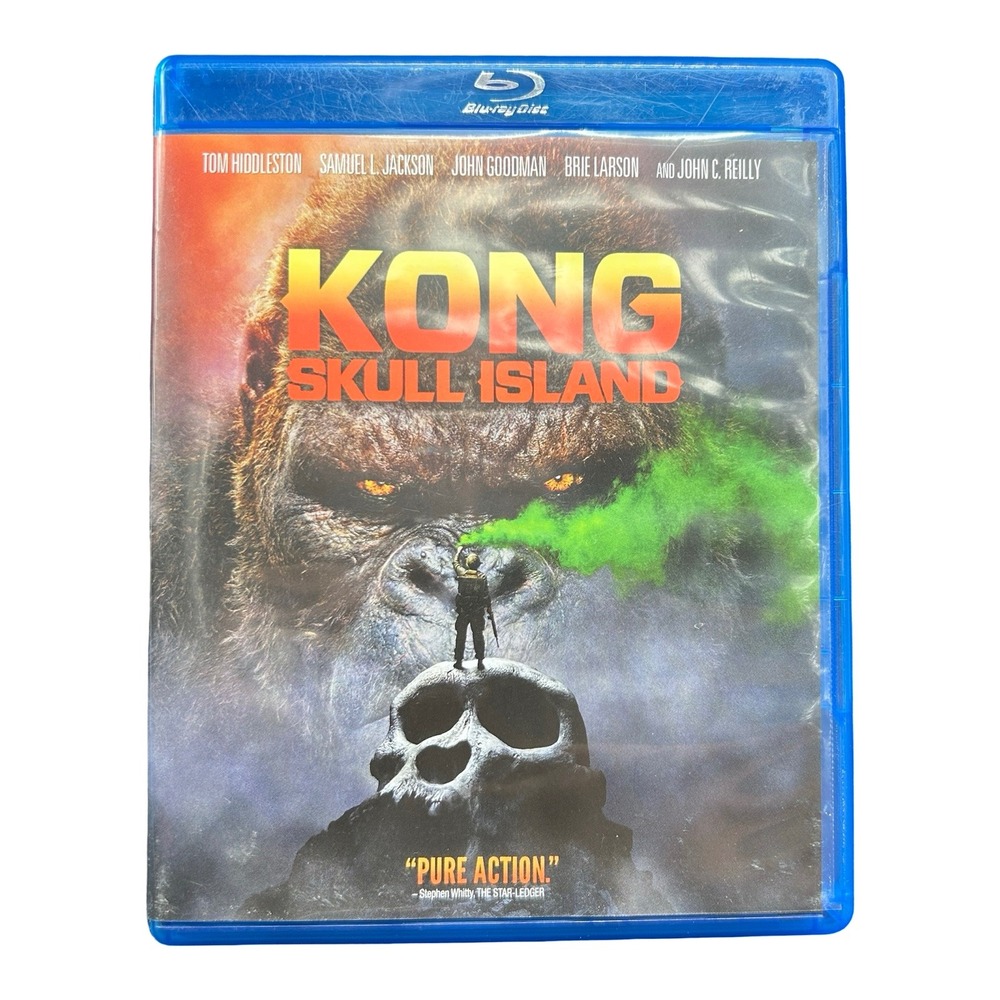 Kong Skull Island Blu-ray DVD Combo Pack 2017 MonsterVerse Movie Tom Hiddleston